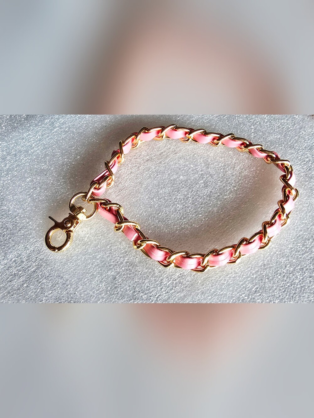NEW! TENOC Metal Phone Wrist Strap Chain Wristlet